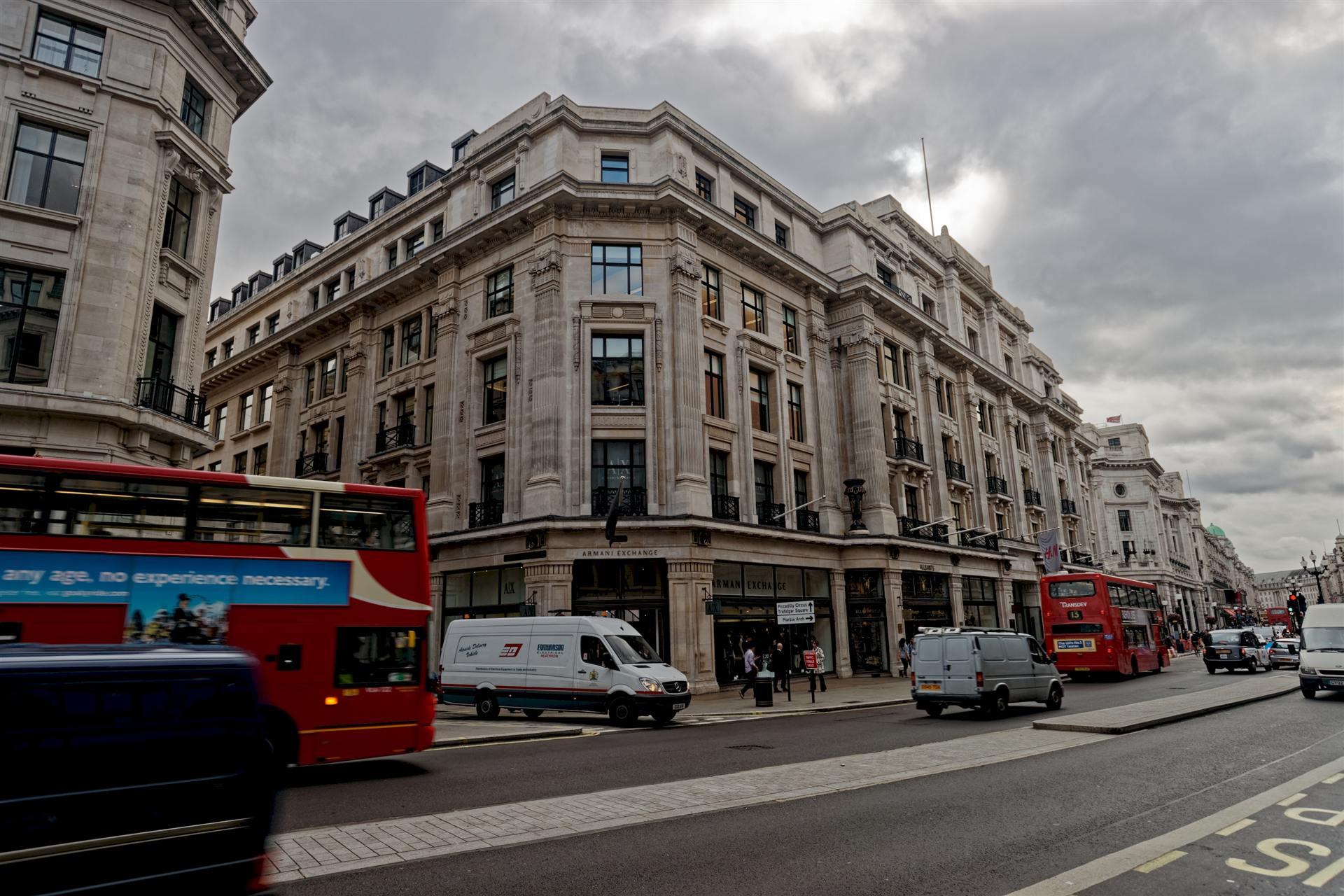 Stone façades in Mayfair, W1